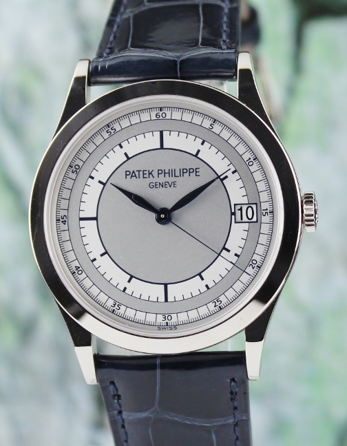 (image for) PATEK PHILIPPE 18K WHITE GOLD AUTOMATIC CALATRAVA / 5296G-010